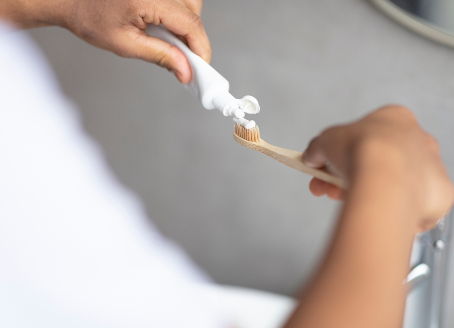 Squeezed DIY Toothpaste 