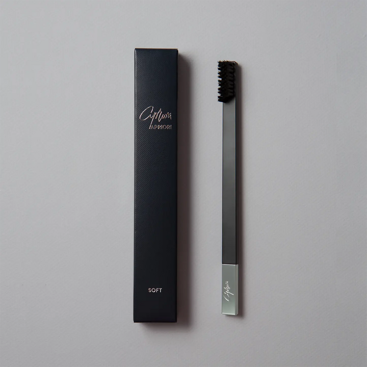 Apriori Toothbrush - Black & Silver - Soft