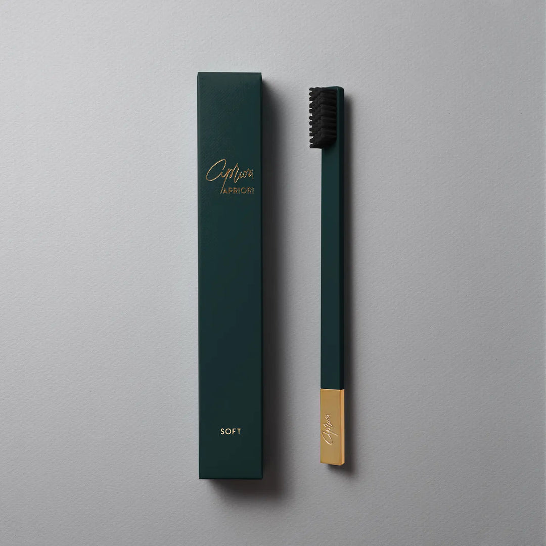 Apriori Toothbrush - British Racing Green & Gold - Soft
