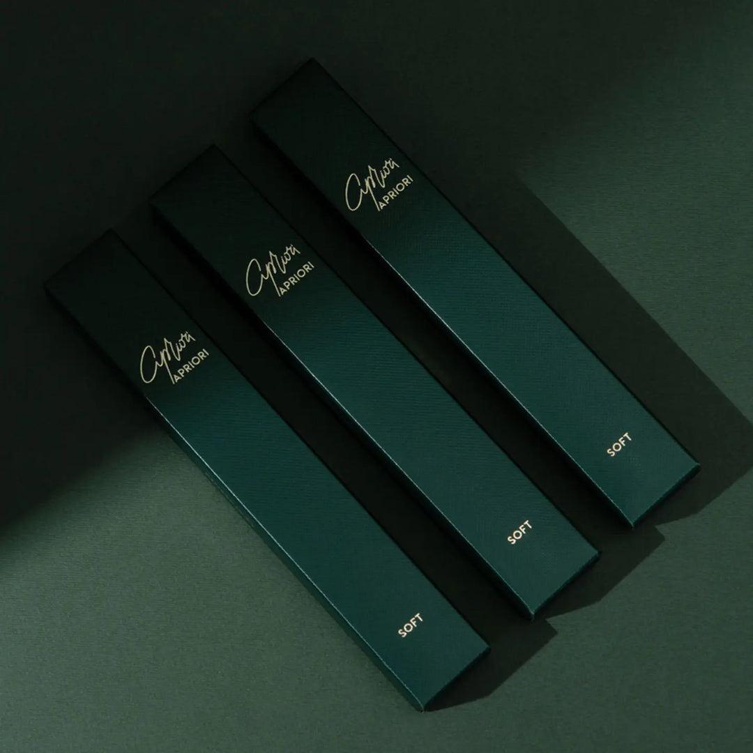 Apriori Toothbrush - British Racing Green & Gold - Soft 4