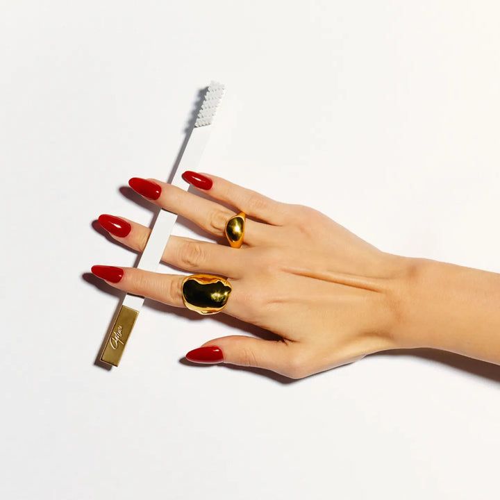 Apriori Toothbrush - White & Gold - Medium 2