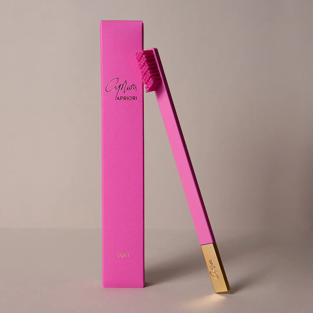 Apriori Toothbrush - Bubblegum Pink & Gold - Soft 4