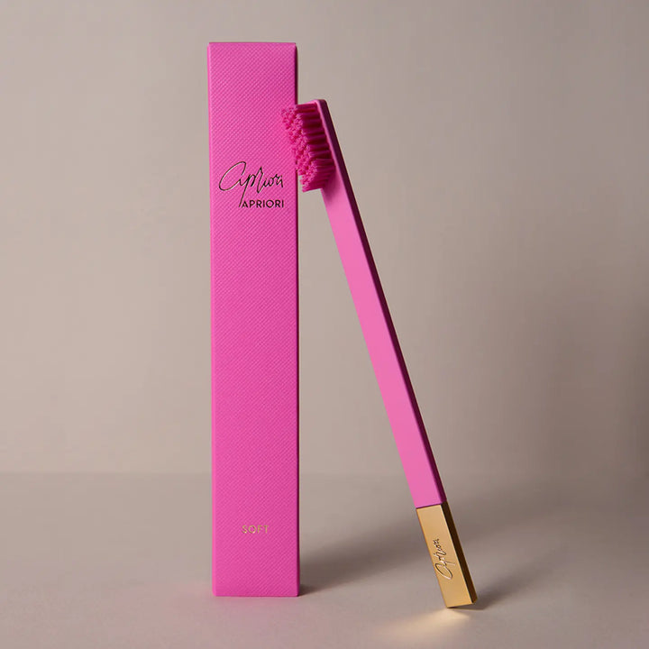 Apriori Toothbrush - Bubblegum Pink & Gold - Soft 4