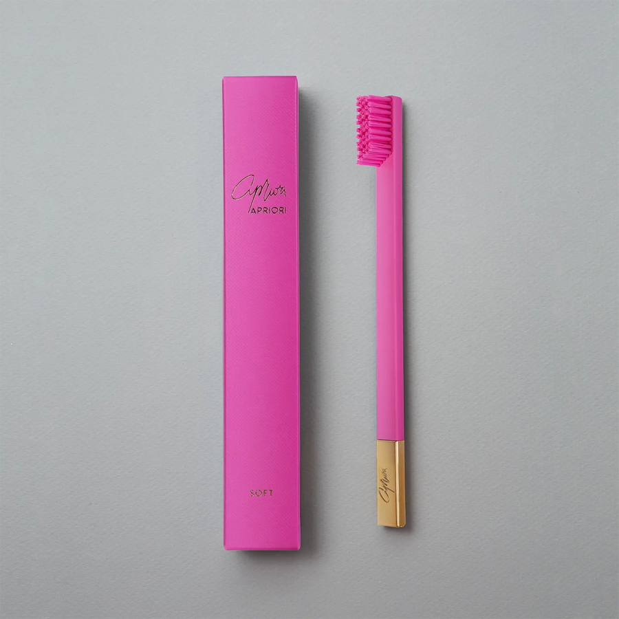 Apriori Toothbrush - Bubblegum Pink & Gold - Soft