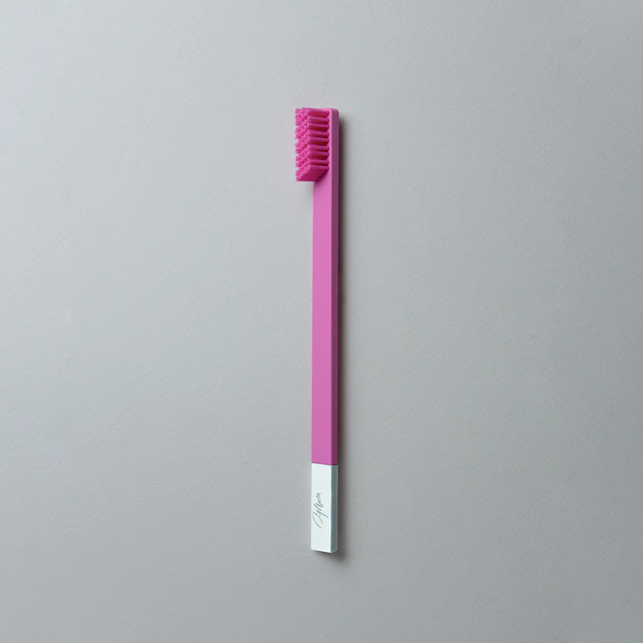 Apriori Toothbrush - Bubblegum Pink & Silver - Soft 3