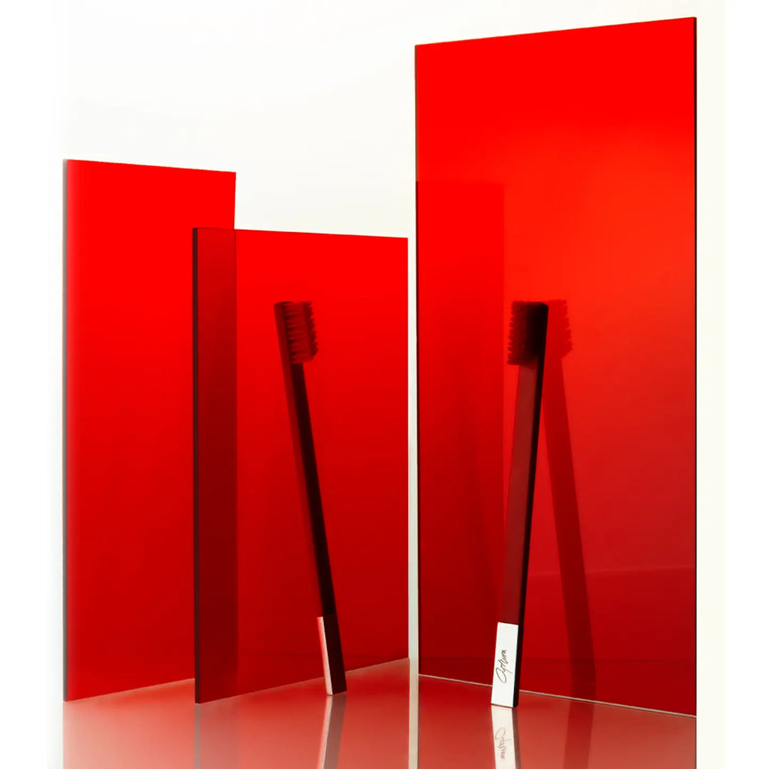 Apriori Toothbrush - Carmine Red & Silver - Medium 5