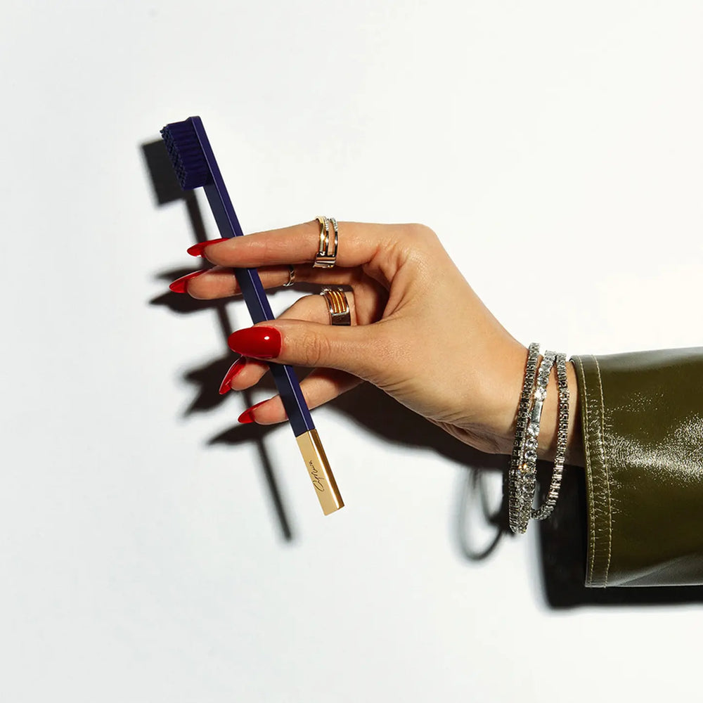 Apriori Toothbrush - Sapphire & Gold - Medium 2