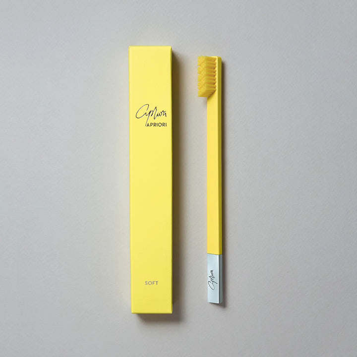 Apriori Toothbrush - Sunflower Yellow & Silver - Soft