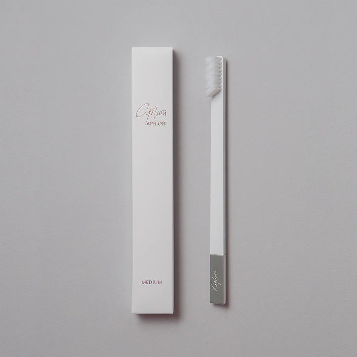 Apriori Toothbrush - White & Silver - Medium