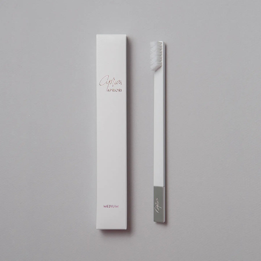 Apriori Toothbrush - White & Silver - Medium