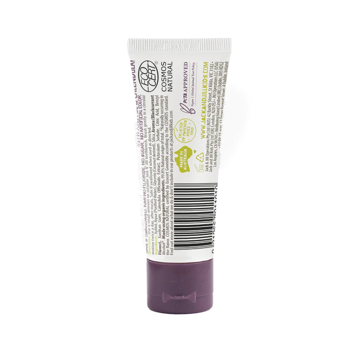 Jack N Jill Kids Natural Toothpaste - Blackcurrant 3