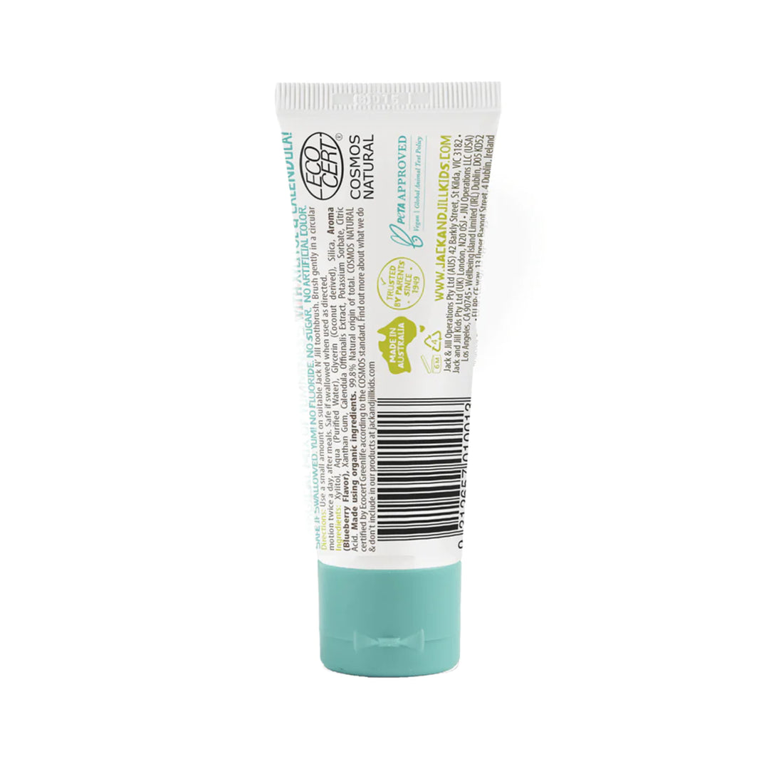 Jack N Jill Kids Natural Toothpaste - Blueberry 3