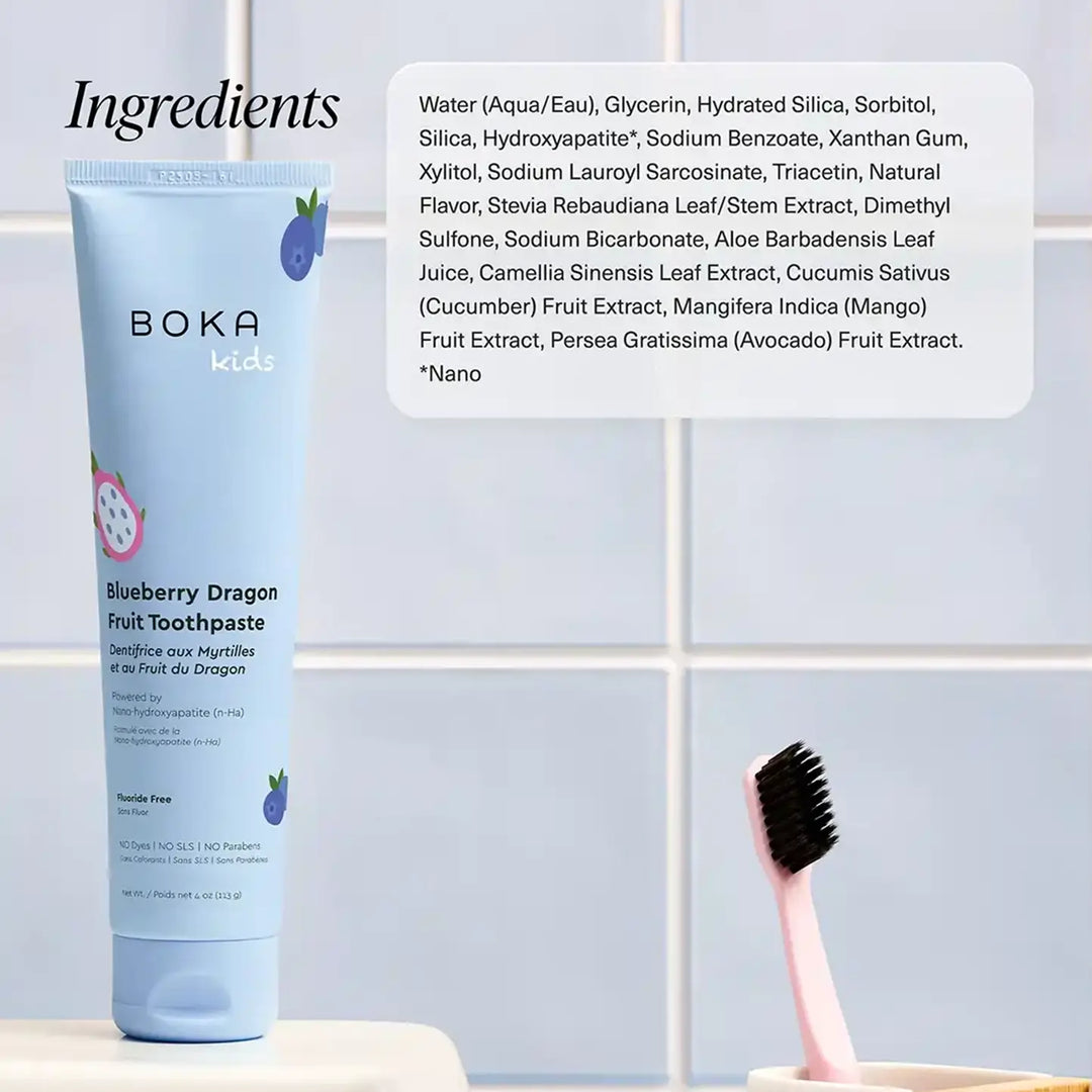 Boka Whitening n-Ha Toothpaste - Blueberry Dragon Fruit 4