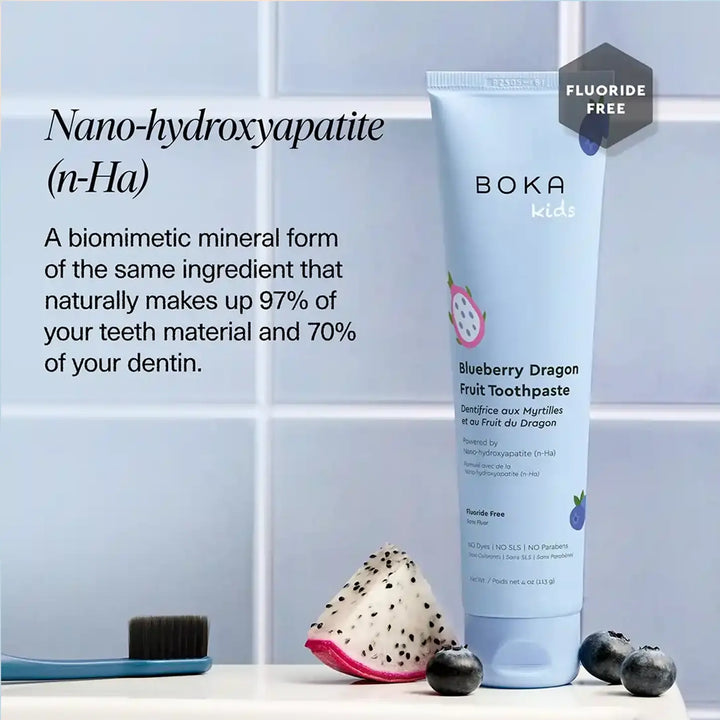 Boka Whitening n-Ha Toothpaste - Blueberry Dragon Fruit 3