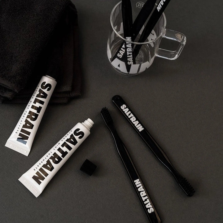 Saltrain Black Gray Salt Toothpaste 6