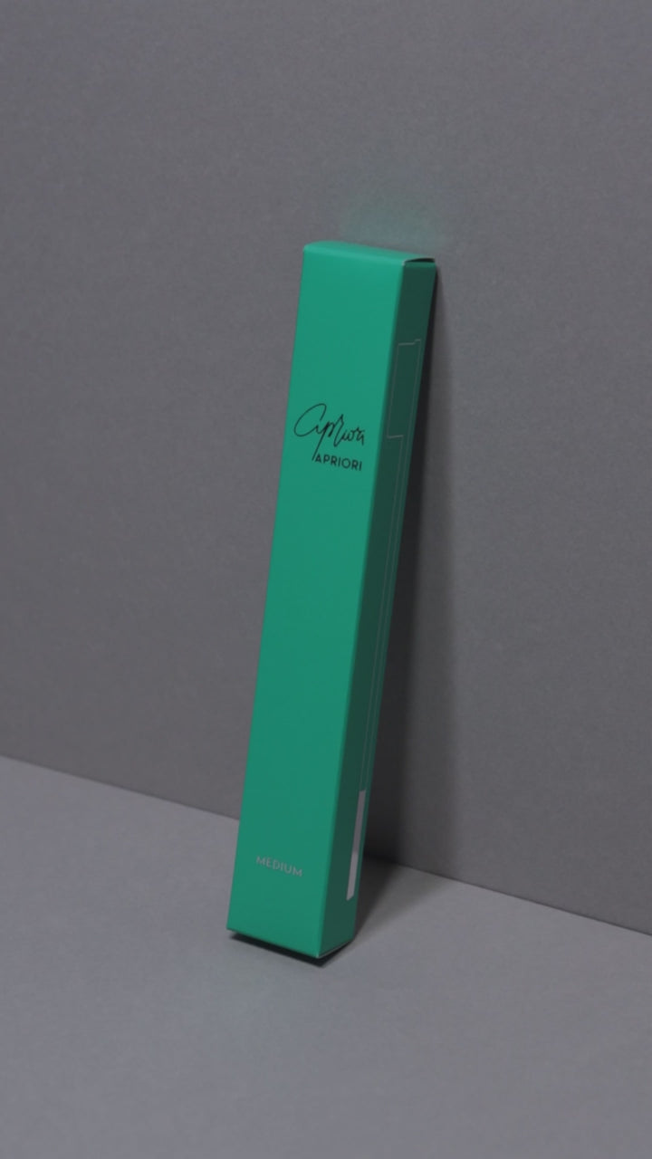 Apriori Toothbrush - Turquoise Blue & Silver - Medium 3