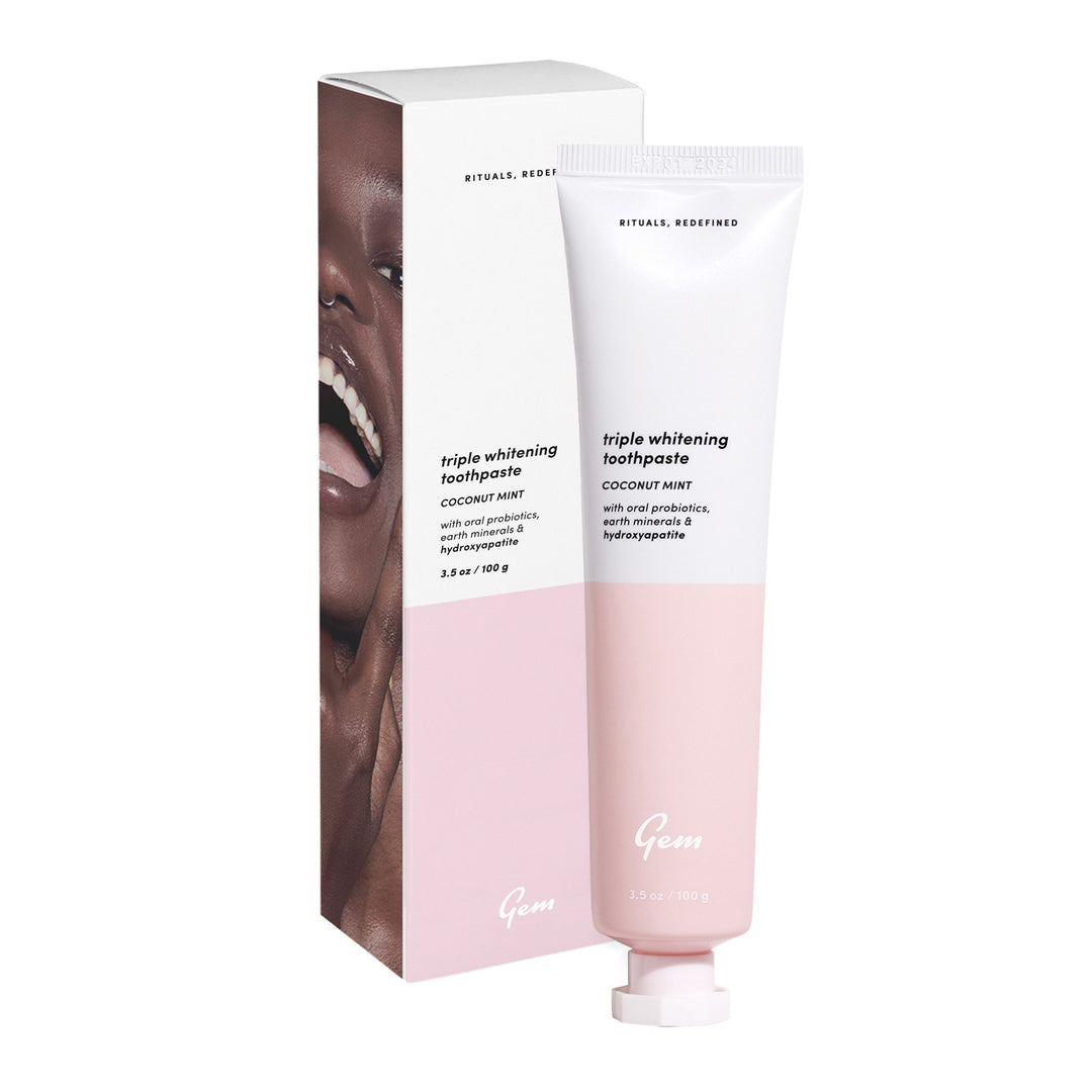 Gem Triple Whitening Toothpaste - Coconut Mint 3