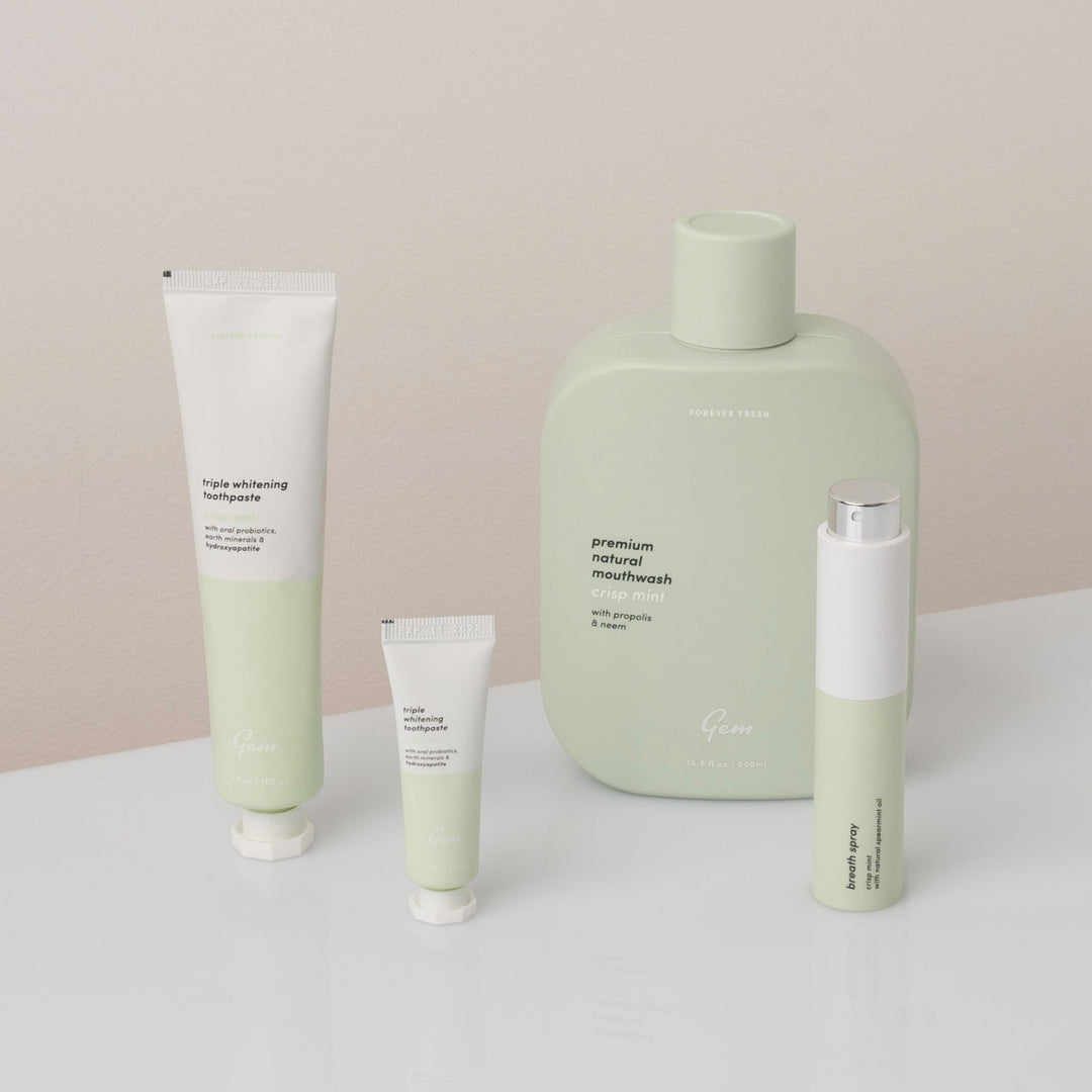 Gem Triple Whitening Toothpaste - Crisp Mint 5