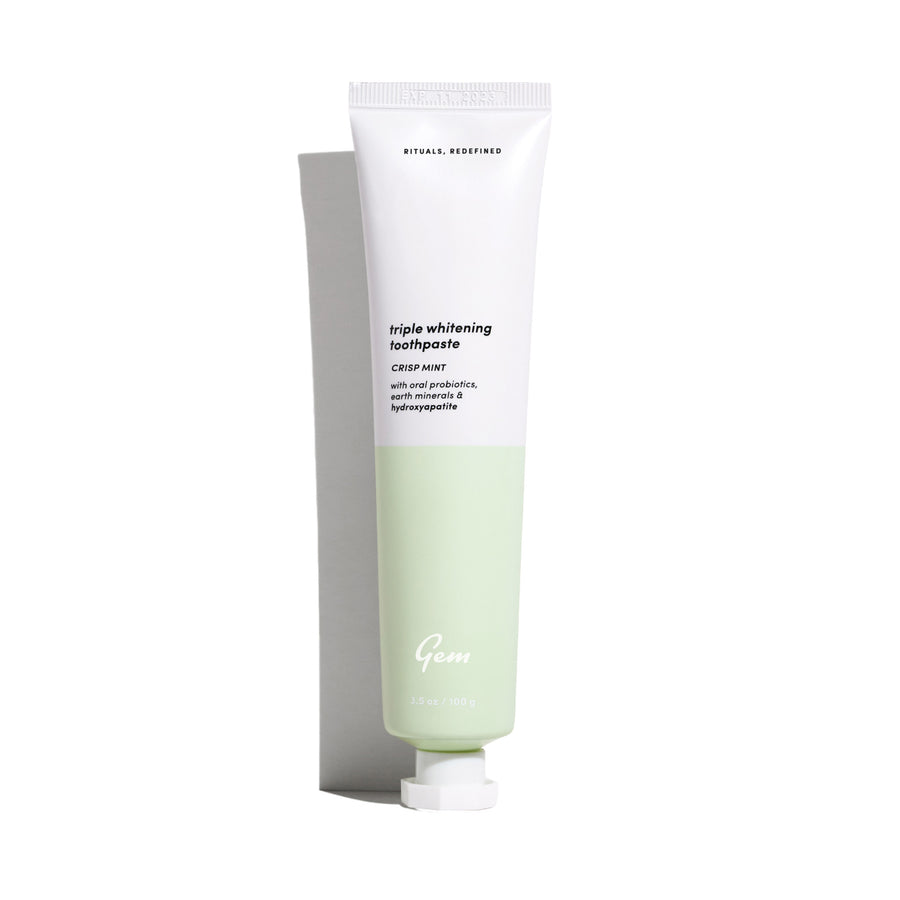 Gem Triple Whitening Toothpaste - Crisp Mint