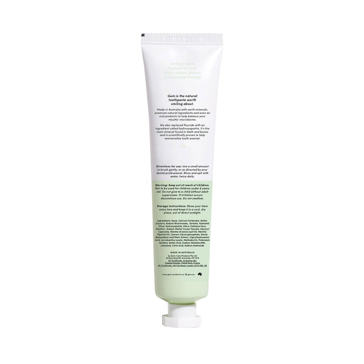 Gem Triple Whitening Toothpaste - Crisp Mint 7