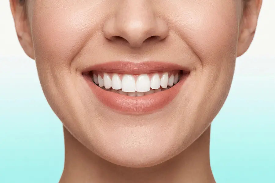 Close-up of a confident bright smile representing the best whitening toothpaste results