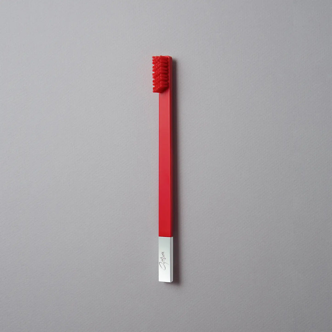 Apriori Toothbrush - Carmine Red & Silver - Medium 3