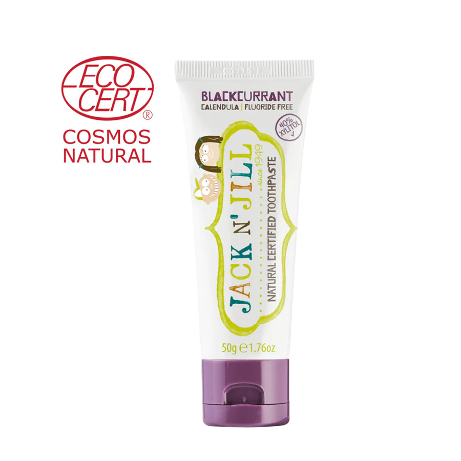 Jack N Jill Kids Natural Toothpaste - Blackcurrant 