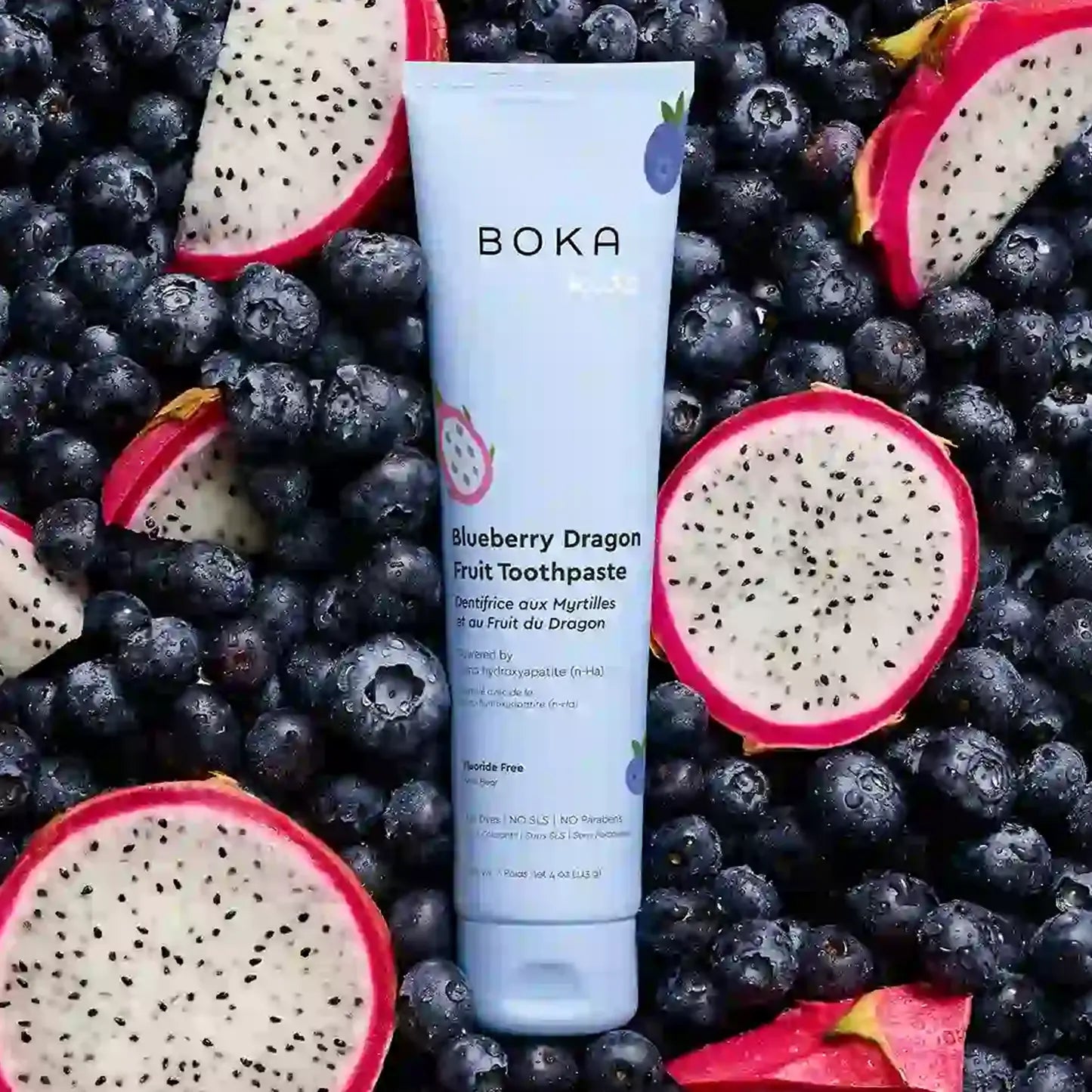 Boka Whitening n-Ha Toothpaste - Blueberry Dragon Fruit 2