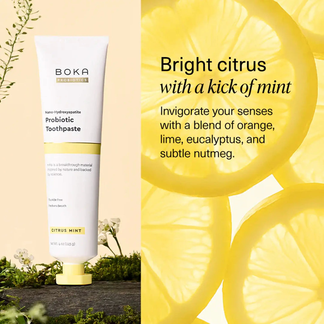 Boka Probiotic n-Ha Toothpaste - Citrus Mint 6