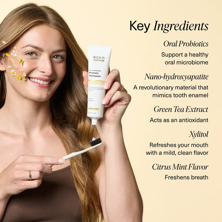 Boka Probiotic n-Ha Toothpaste - Citrus Mint 5
