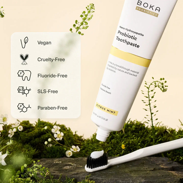 Boka Probiotic n-Ha Toothpaste - Citrus Mint 4