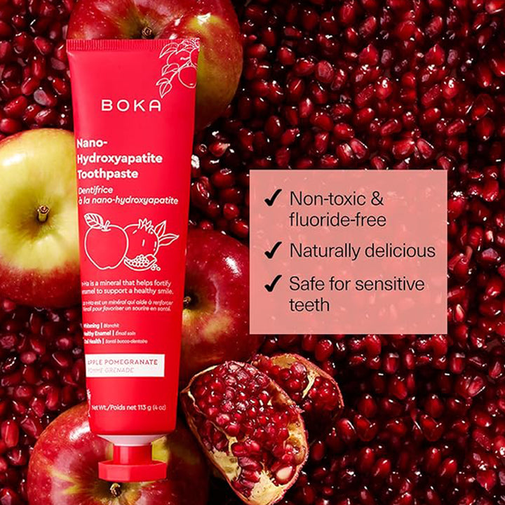 Boka Whitening n-Ha Toothpaste - Apple Pomegranate 5