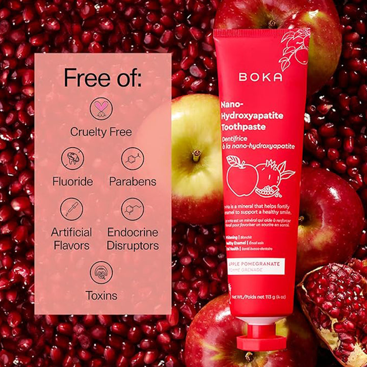 Boka Whitening n-Ha Toothpaste - Apple Pomegranate 6