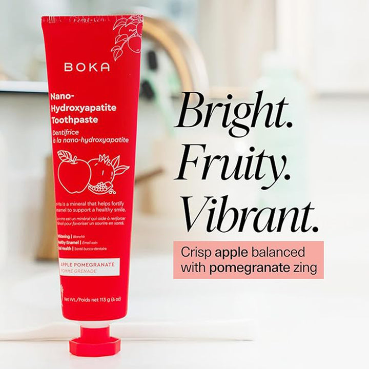 Boka Whitening n-Ha Toothpaste - Apple Pomegranate 4