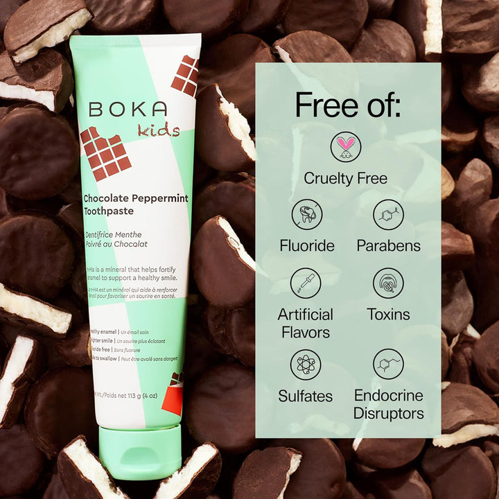 Boka Whitening n-Ha Toothpaste - Chocolate Peppermint 4