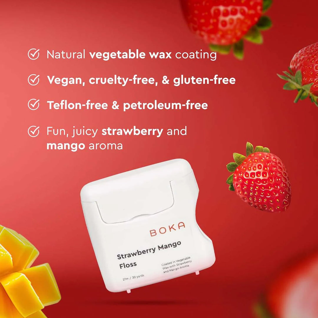 Boka Dental Floss - Strawberry Mango 2