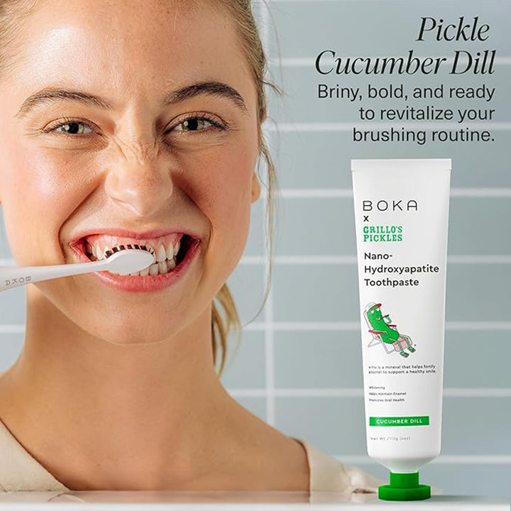 Boka x Grillo's Pickles n-Ha Toothpaste - Cucumber Dill 6