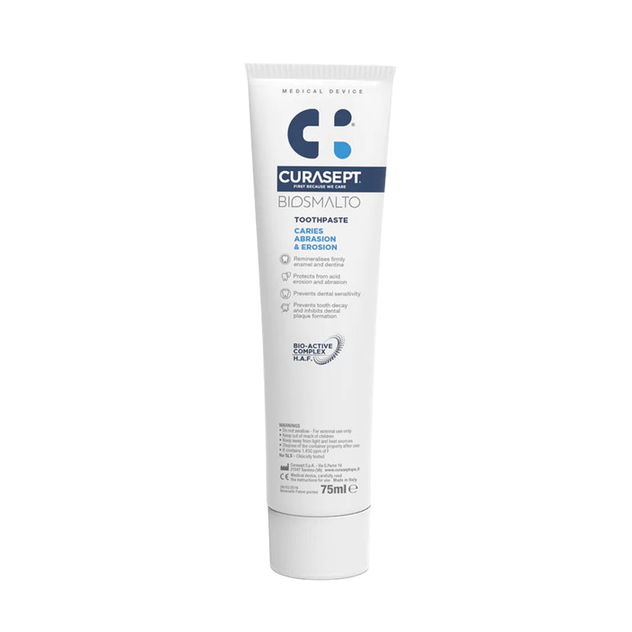 Curasept Biosmalto Toothpaste for Caries, Abrasion & Erosion