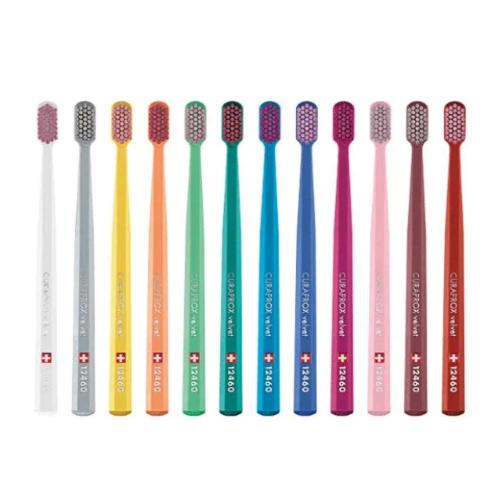 Multiple colour toothbrushes