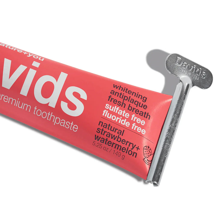 Davids Natural Toothpaste - Strawberry + Watermelon 8