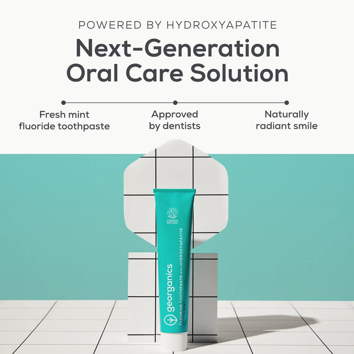Georganics Fluoride Toothpaste w/ Hydroxyapatite - Fresh Mint