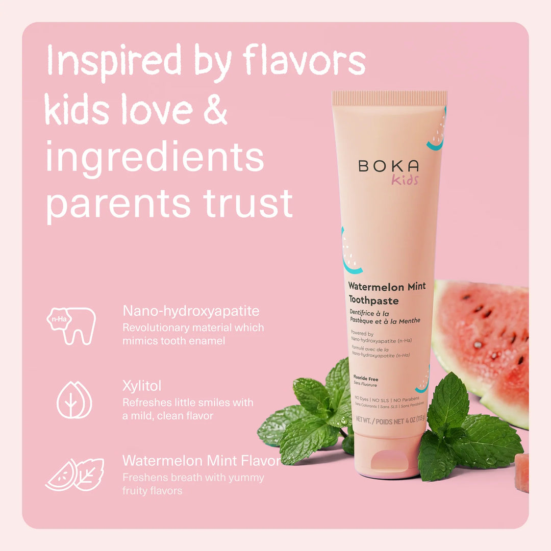Boka Nano Hydroxyapatite Toothpaste - Watermelon Mint