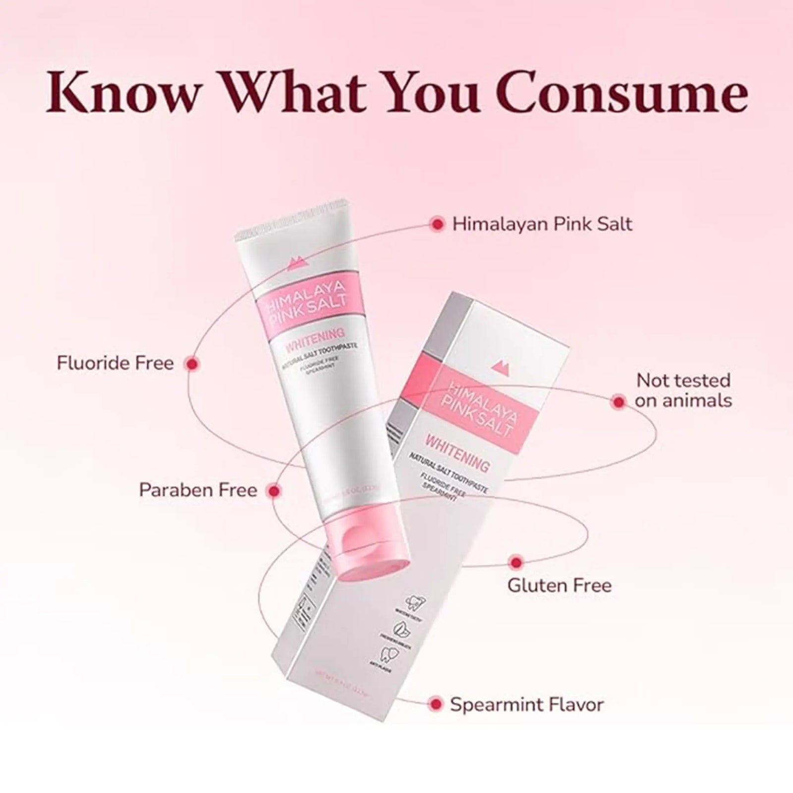 Himalaya Pink Salt Toothpaste - Whitening 2