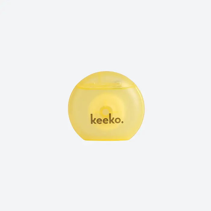 Yellow keeko product on a white background