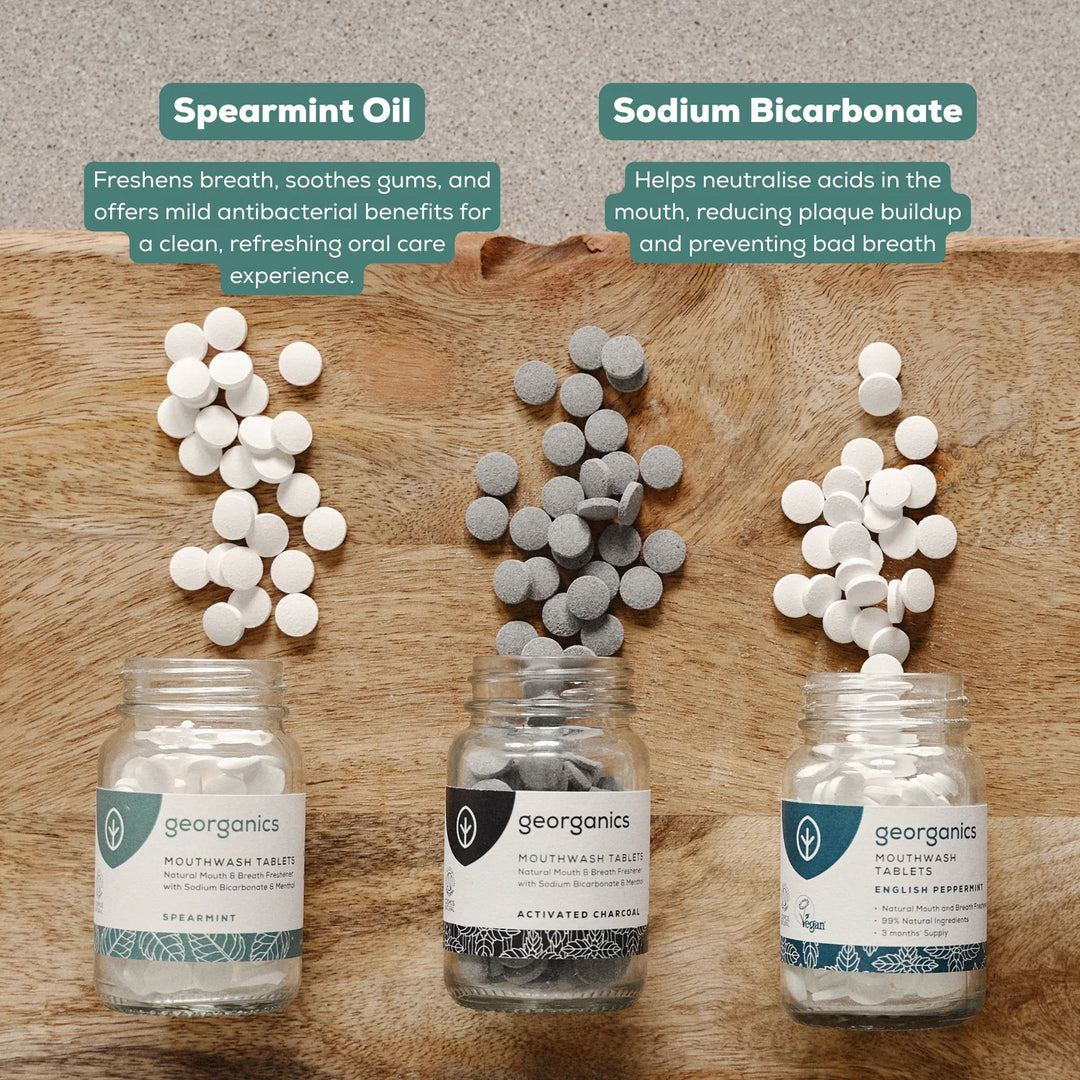 Georganics Mouthwash Tablets - Spearmint