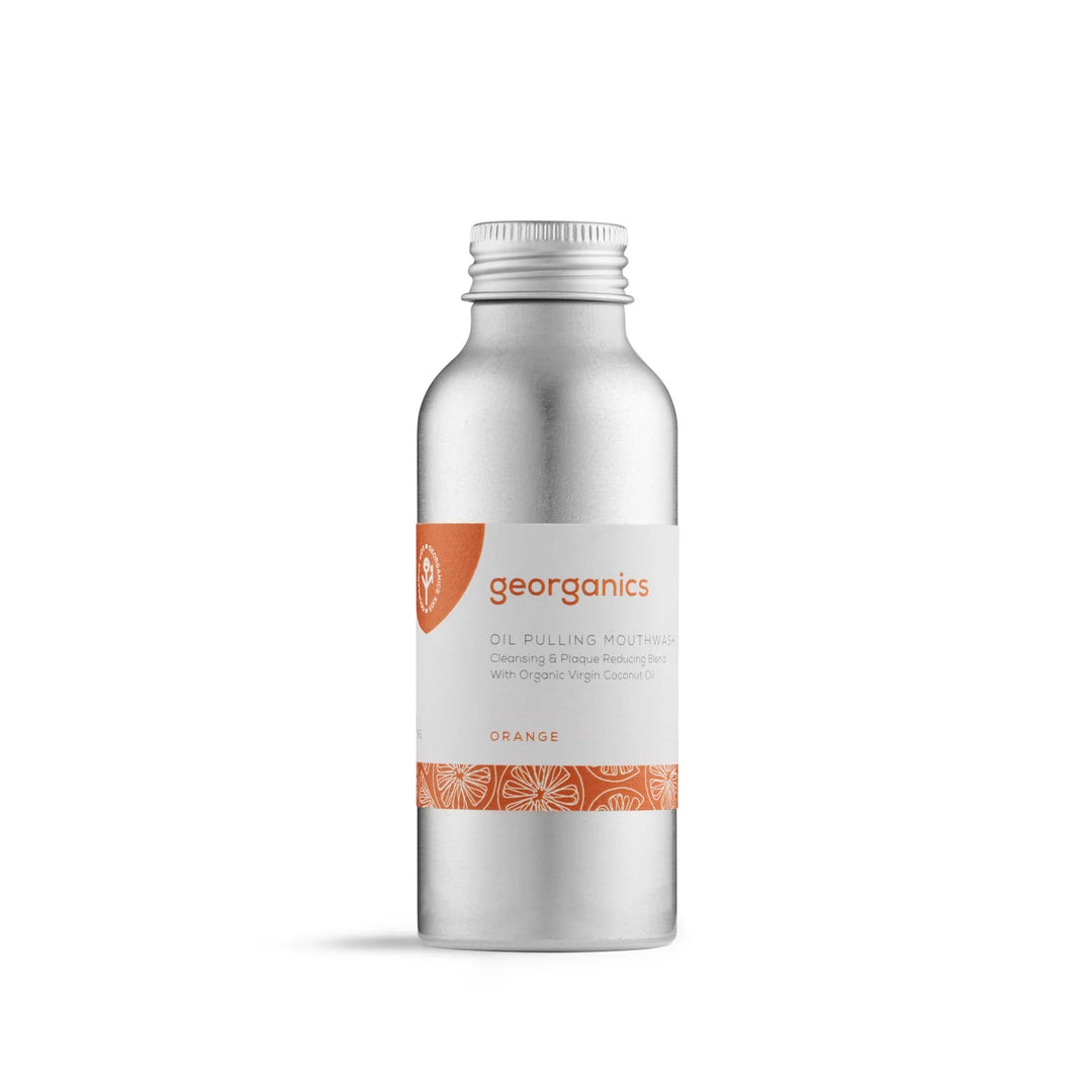 Georganics Oil Pulling Mouthwash - Sweet Orange