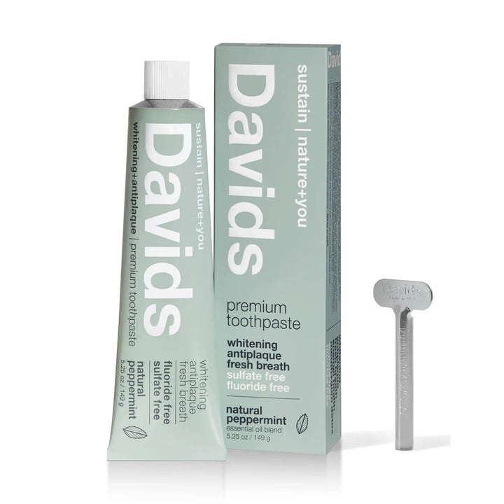 Davids Natural Toothpaste - Peppermint 6