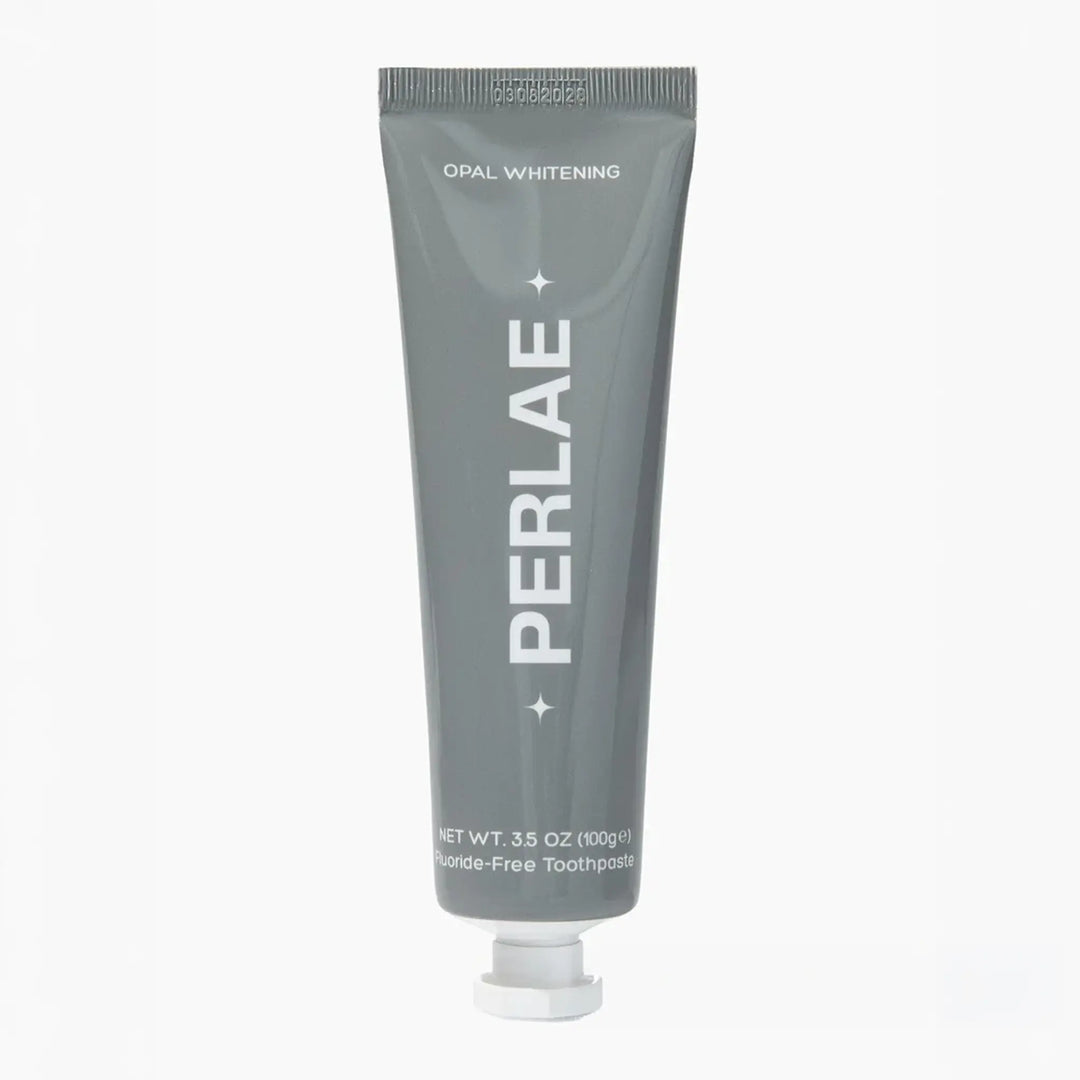 Perlae Opal Whitening Nano-Hydroxyapatite Toothpaste tube on white background — fluoride free, SLS free
