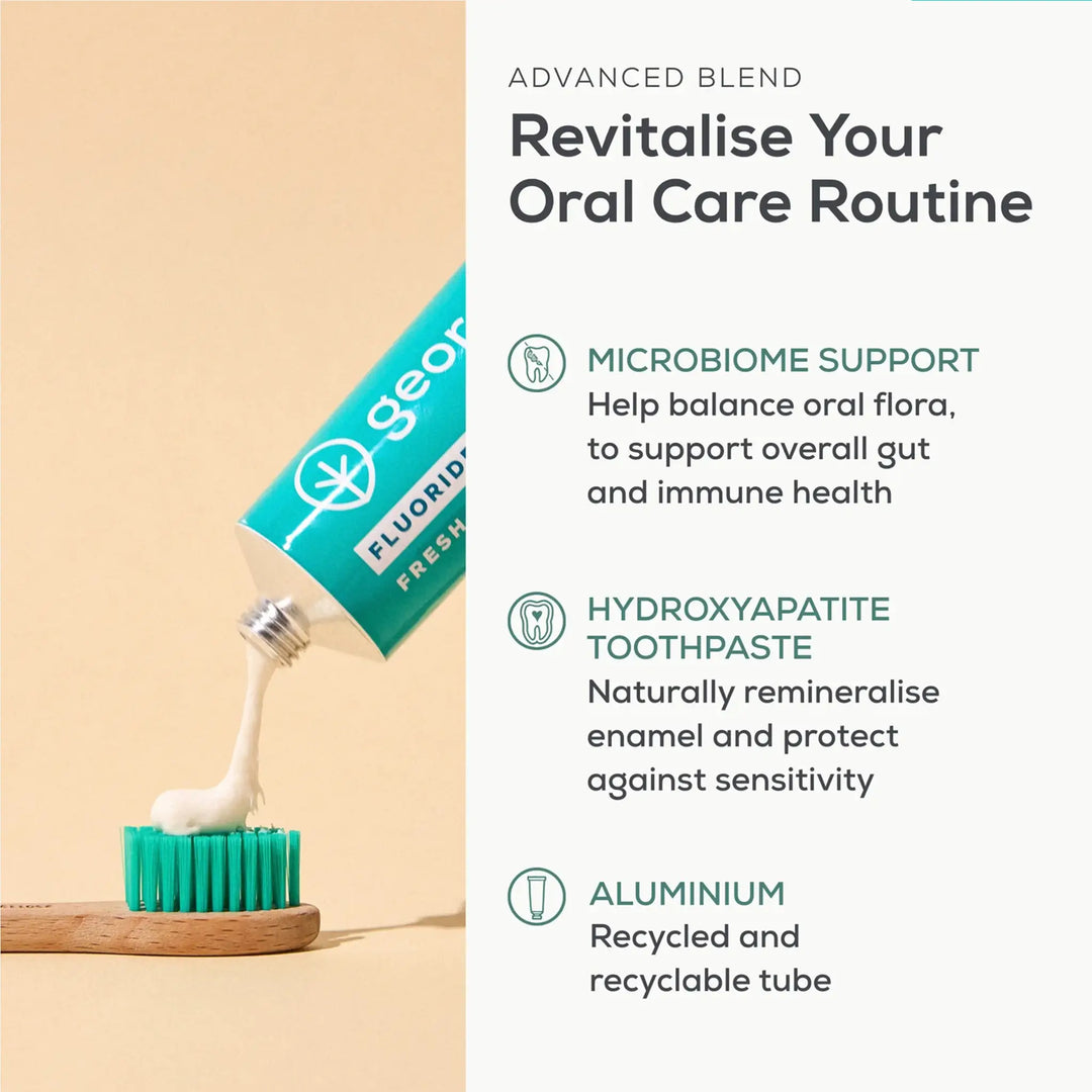Georganics Prebiotic &amp; Probiotic Hydroxyapatite Toothpaste - Fluoride Free