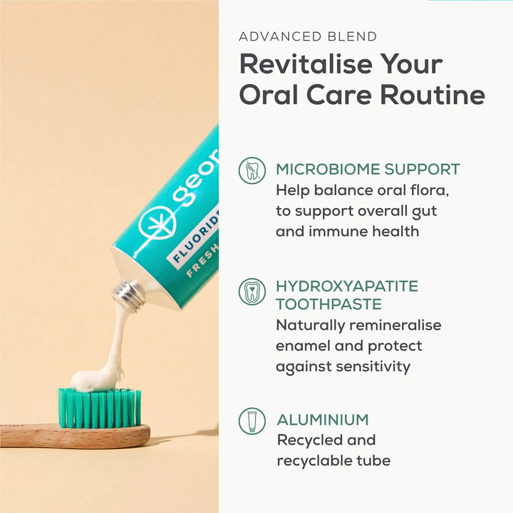 Georganics Prebiotic &amp; Probiotic Hydroxyapatite Toothpaste - Fluoride Free